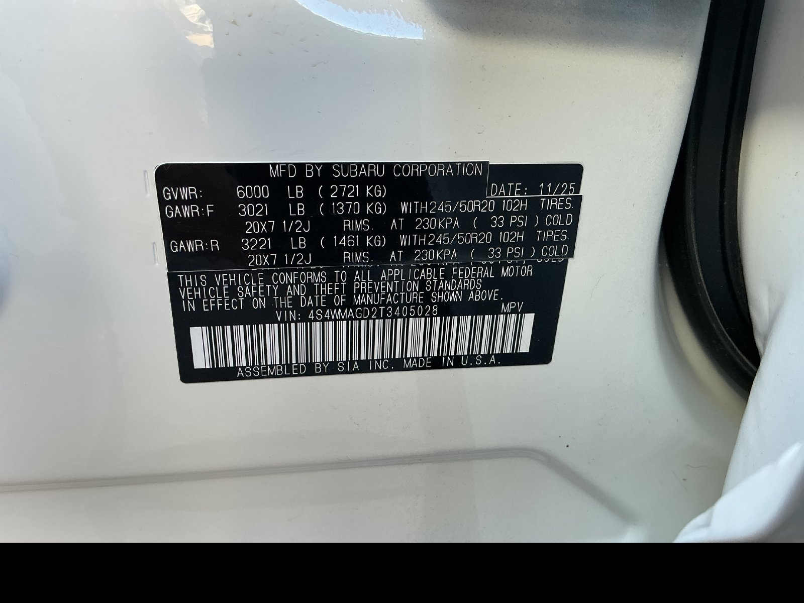 Certified 2026 Subaru Ascent Limited AWD/4WD image 31