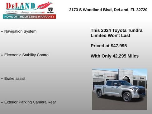 Used 2024 Toyota Tundra Limited AWD/4WD image 6