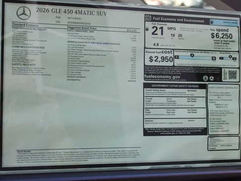 Used 2026 Mercedes-Benz GLE 450 4MATIC image 37