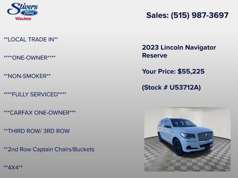 Used 2023 Lincoln Navigator Reserve AWD/4WD image 28