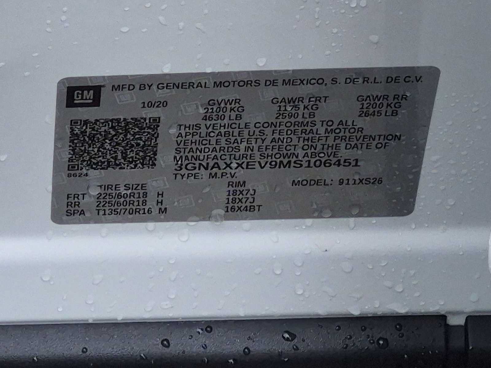 Used 2021 Chevrolet Equinox Premier w/ LPO, Floor Liner Package AWD/4WD image 32