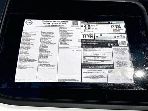New 2026 Nissan Frontier PRO-4X w/ Pro-4x Convenience Package AWD/4WD image 14