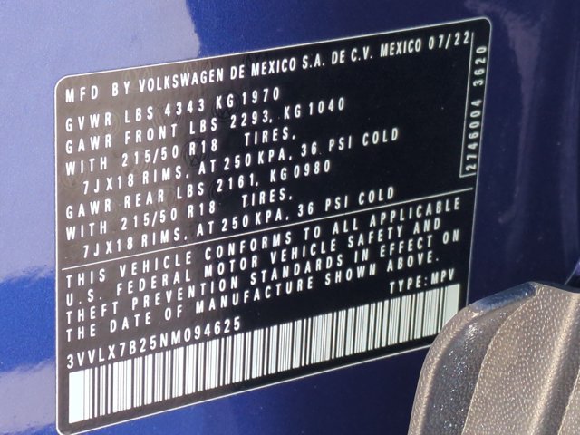 Used 2022 Volkswagen Taos SE FWD image 25
