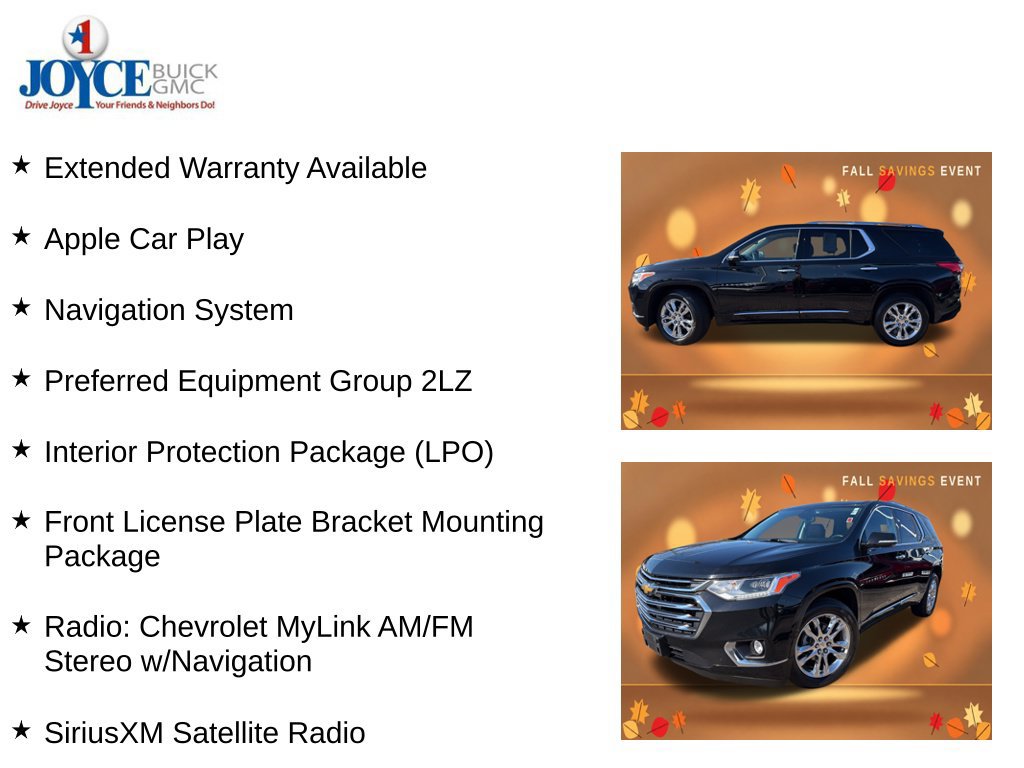 Certified 2018 Chevrolet Traverse High Country AWD/4WD image 10
