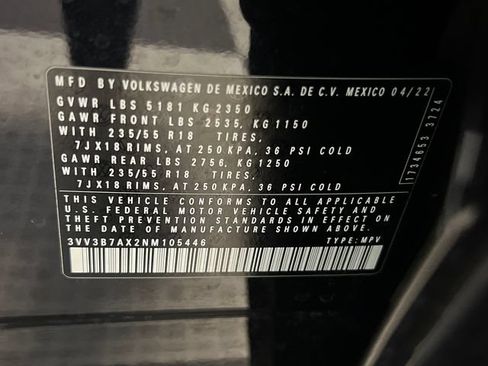 Used 2022 Volkswagen Tiguan SE FWD image 27