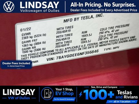 Used 2022 Tesla Model Y Long Range AWD/4WD image 27