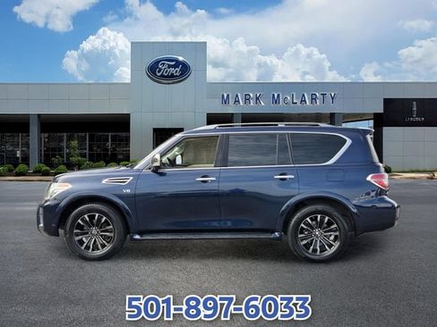 Used 2019 Nissan Armada Platinum w/ Captain's Chairs Package AWD/4WD image 2