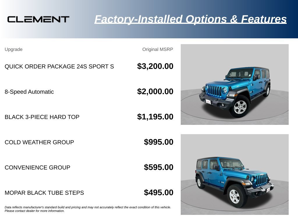 Used 2019 Jeep Wrangler Unlimited Sport S AWD/4WD image 15