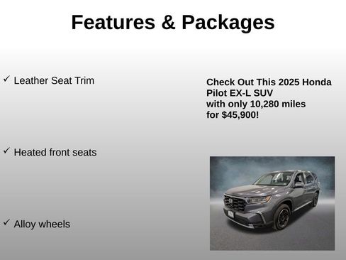 Used 2025 Honda Pilot EX-L image 8