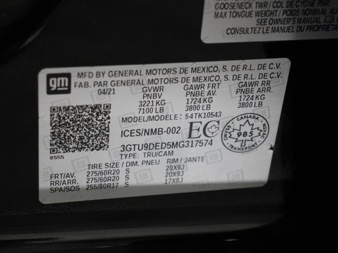 Used 2021 GMC Sierra 1500 SLT w/ SLT Premium Plus Package image 40