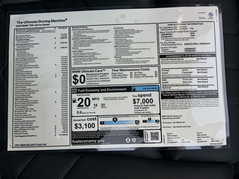New 2026 BMW 760i xDrive w/ Executive Package AWD/4WD image 48