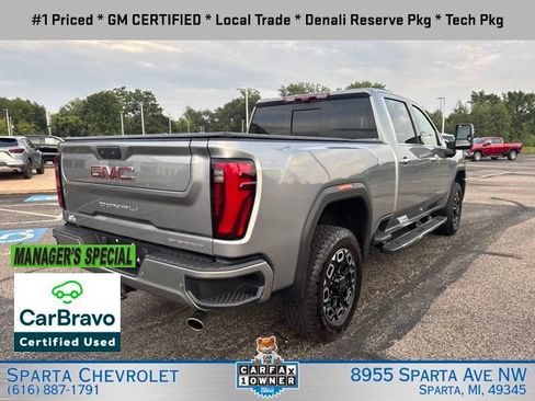 Certified 2025 GMC Sierra 3500 Denali w/ Denali Reserve Package AWD/4WD image 3