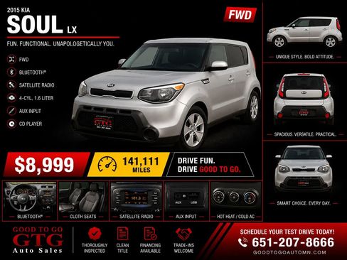 Used 2015 Kia Soul FWD image 1