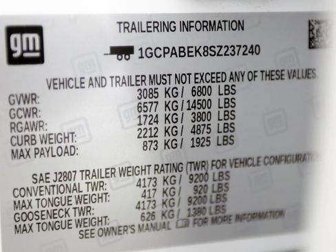 Used 2025 Chevrolet Silverado 1500 Custom RWD image 46