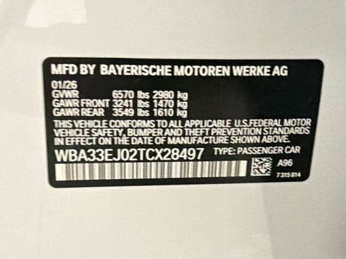 New 2026 BMW 760i xDrive w/ Autobahn Package AWD/4WD image 20
