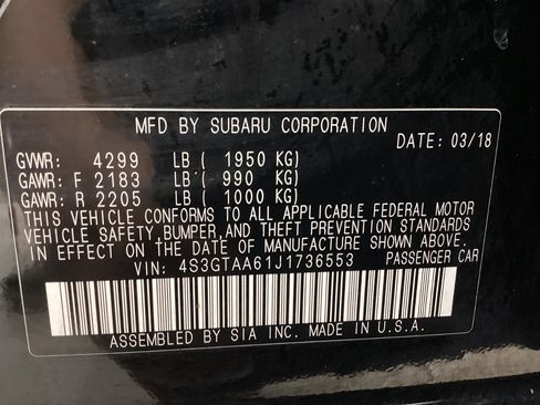 Used 2018 Subaru Impreza 2.0i AWD/4WD image 47