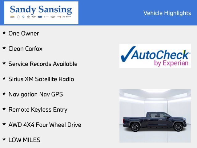 Used 2023 Toyota Tundra Limited w/ Power Package AWD/4WD image 7