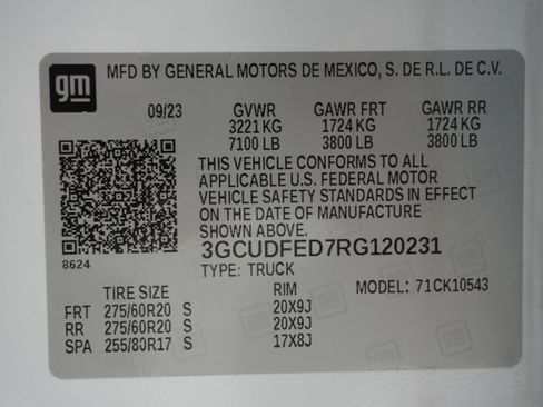 Used 2024 Chevrolet Silverado 1500 LT Trail Boss w/ Convenience Package II AWD/4WD image 34