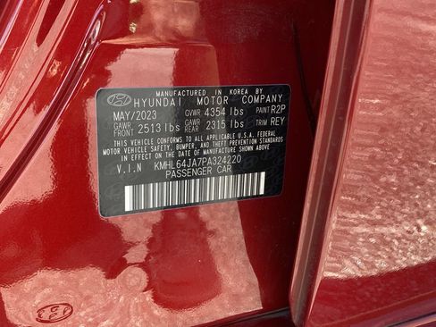 Certified 2023 Hyundai Sonata SEL FWD image 37