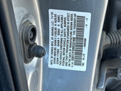 Certified 2021 Honda Civic EX image 33