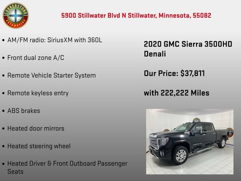 Used 2020 GMC Sierra 3500 Denali w/ Denali Ultimate Package AWD/4WD image 5