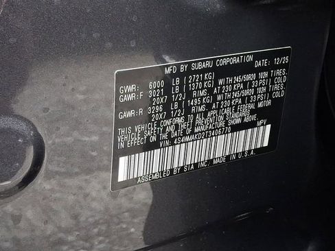 New 2026 Subaru Ascent Touring image 17