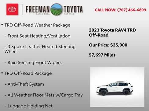 Used 2023 Toyota RAV4 TRD Off-Road w/ TRD Off-Road Weather Package AWD/4WD image 5