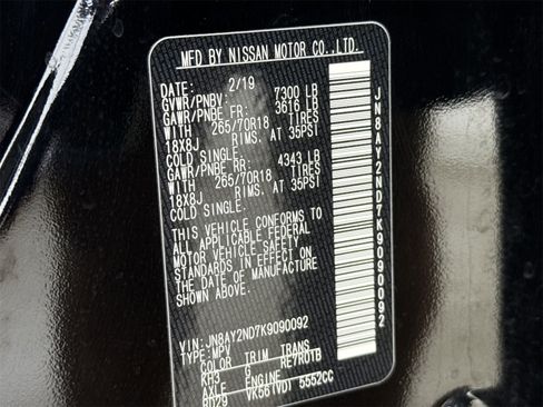 Used 2019 Nissan Armada SV w/ Driver Package image 56