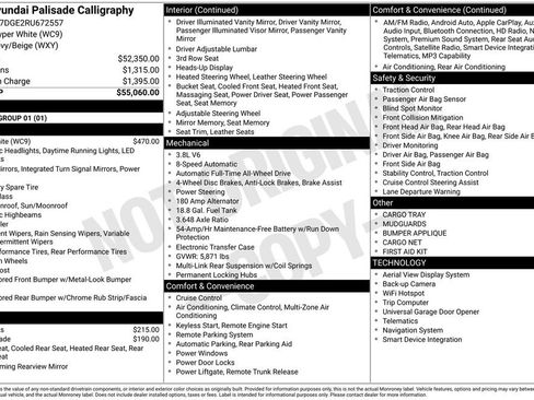Certified 2024 Hyundai Palisade Calligraphy AWD/4WD image 62