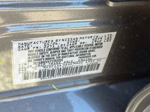 New 2026 Nissan Sentra SV w/ SV Convenience Package FWD image 21