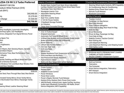 New 2026 MAZDA CX-90 3.3 Turbo w/ Preferred Package AWD/4WD image 2