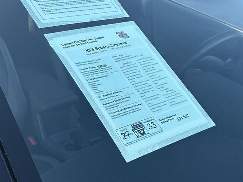 Certified 2025 Subaru Crosstrek 2.5i Limited w/ Popular Package #3A image 6