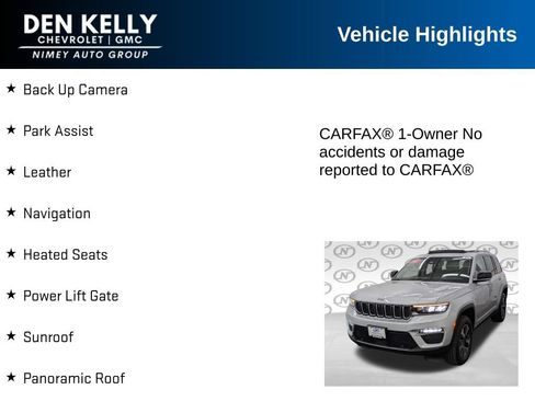 Used 2023 Jeep Grand Cherokee 4WD 4xe w/ Luxury Tech Group II image 5