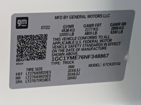 Used 2022 Chevrolet Silverado 2500 Custom w/ Custom Value Package image 33