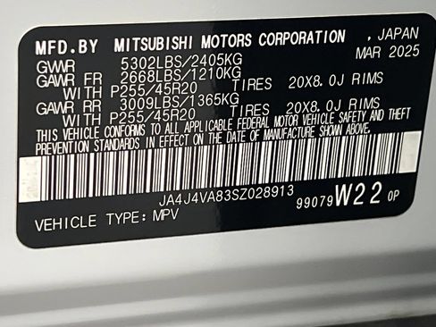 Used 2025 Mitsubishi Outlander SE AWD/4WD image 81