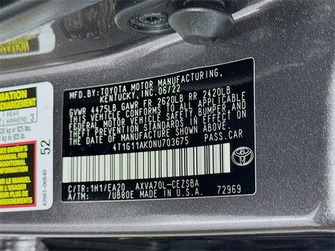 Certified 2022 Toyota Camry SE image 29