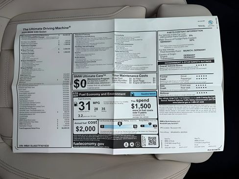 New 2026 BMW 330i Sedan w/ M Sport Package RWD image 25