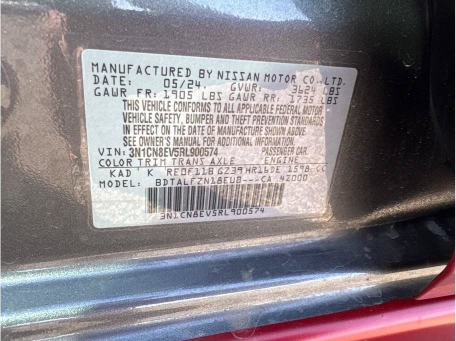 Used 2024 Nissan Versa SV FWD image 12
