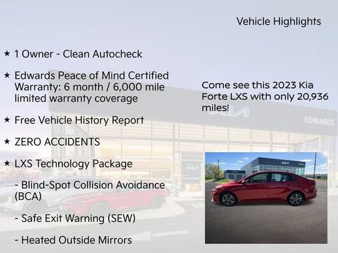 Used 2023 Kia Forte LXS w/ LXS Technology Package FWD image 11