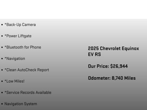 Used 2025 Chevrolet Equinox EV RS image 12