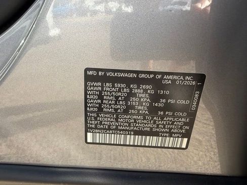 New 2026 Volkswagen Atlas SEL AWD/4WD image 25