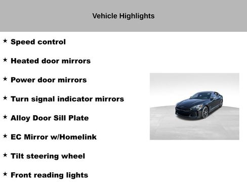 Certified 2023 Kia Stinger GT-Line AWD/4WD image 17