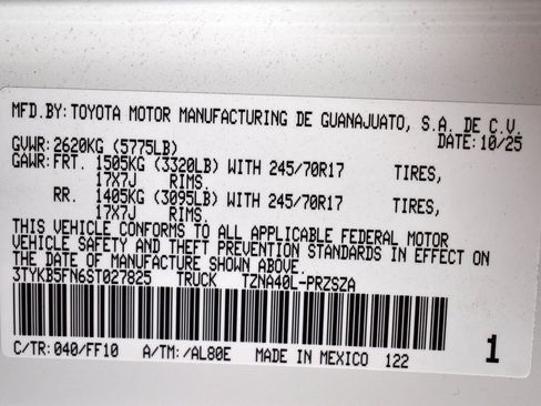 Certified 2025 Toyota Tacoma SR5 image 14