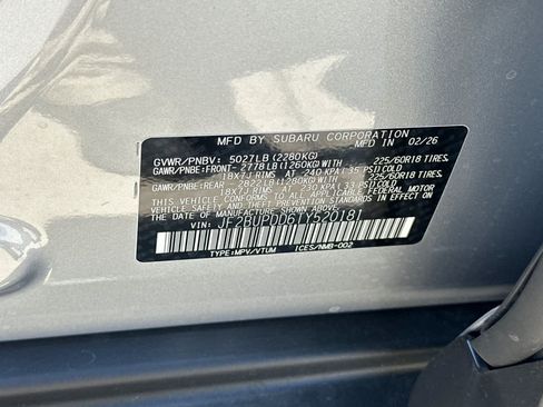 New 2026 Subaru Outback Limited AWD/4WD image 35