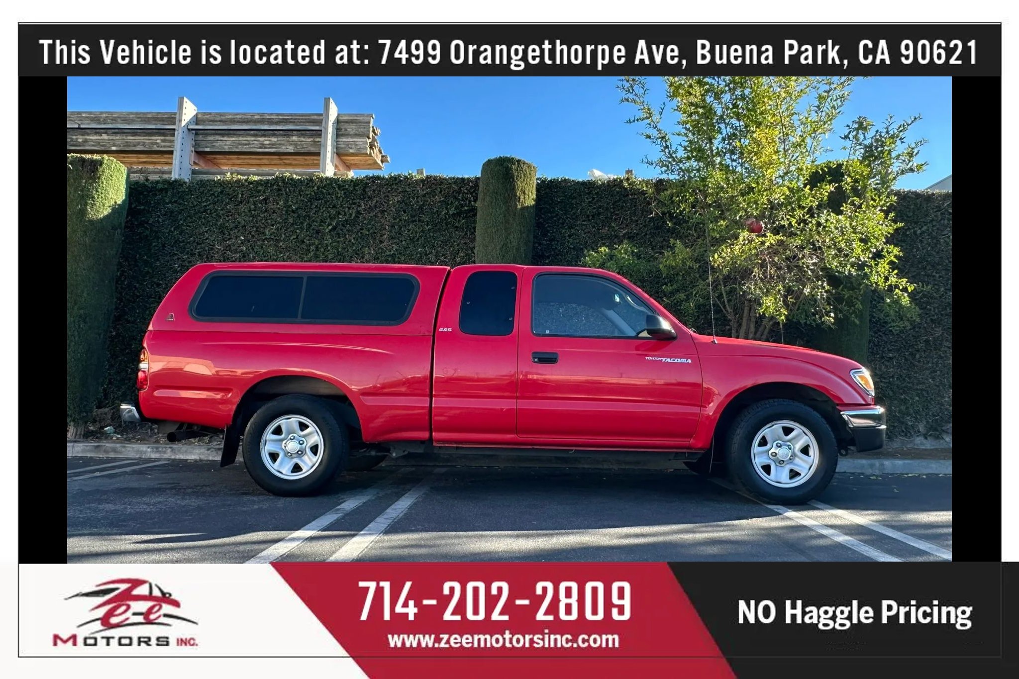 Used 2001 Toyota Tacoma 2WD Xtracab w/ SR5 Pkg w/ Chrome Pkg image 6