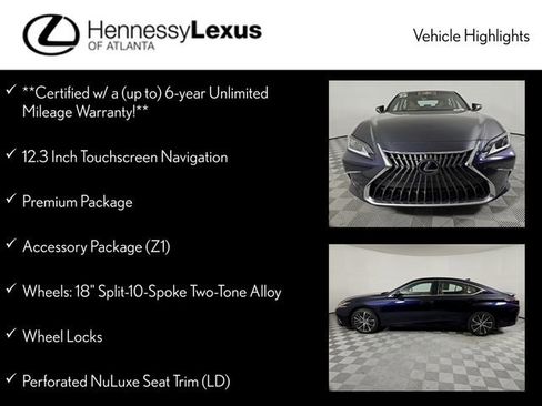 Used 2025 Lexus ES 300h w/ Premium Package FWD image 12