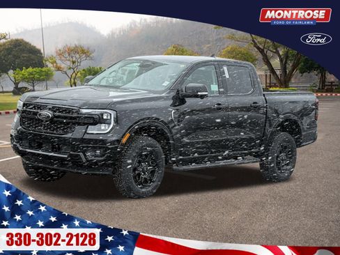 New 2025 Ford Ranger Lariat w/ Black Appearance Package image 1