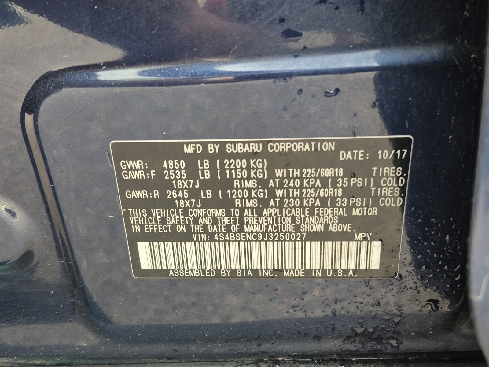 Used 2018 Subaru Outback 3.6R Limited AWD/4WD image 26