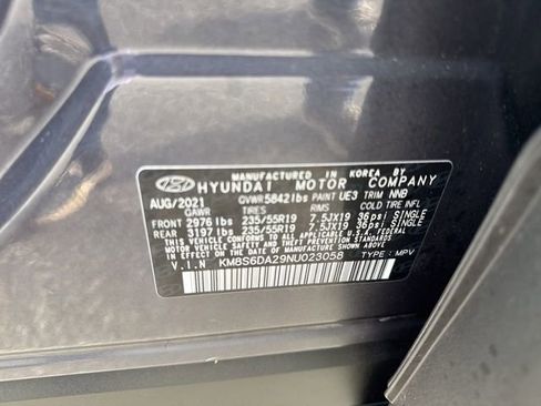 Certified 2022 Hyundai Santa Fe SEL Convenience image 29