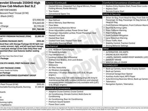 New 2025 Chevrolet Silverado 2500 High Country w/ High Country Premium Package AWD/4WD image 2